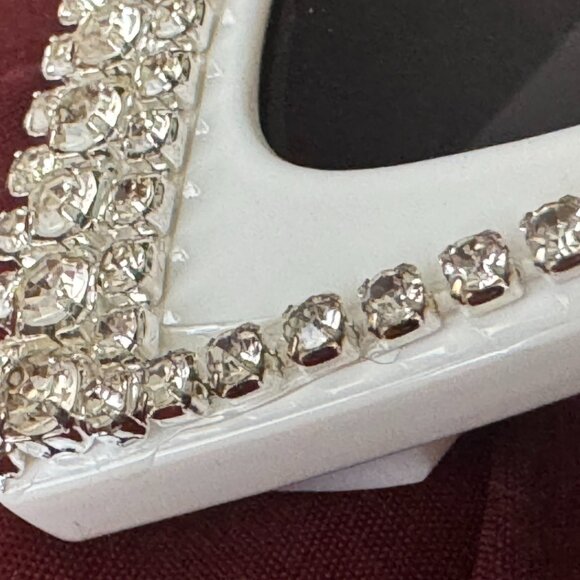 SALE!  Women\'s Sunglasses Cat Eye White Encrusted in Rhinestones Accessories main image 6